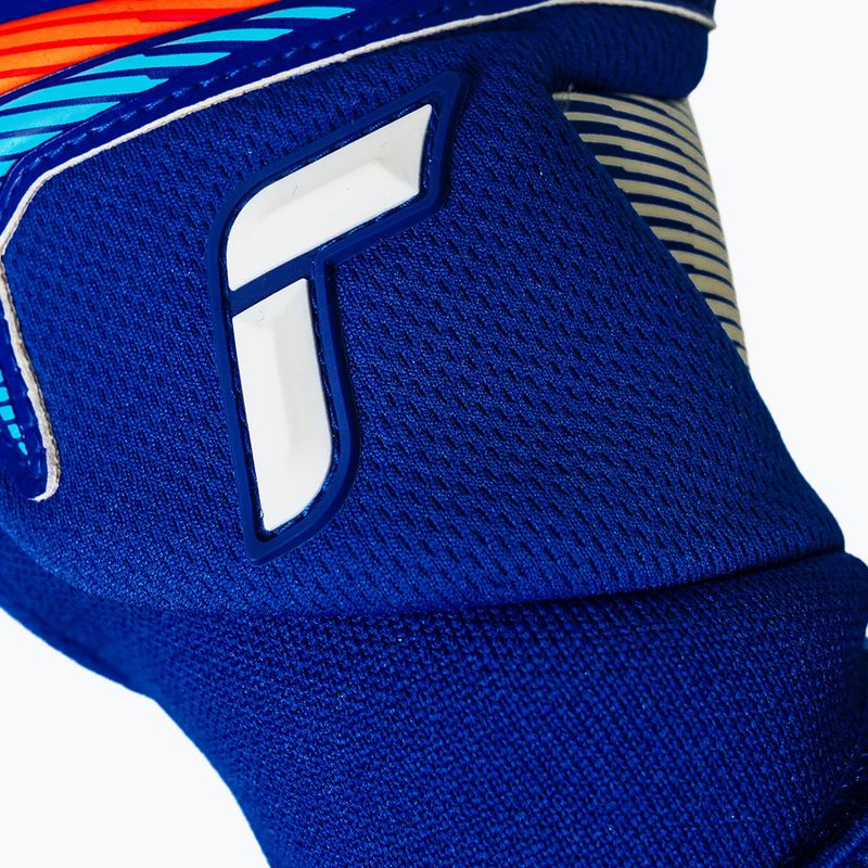 Brankářské rukavice Reusch Attrakt Gold X NC Gravity sharp blue/white/shocking orange 6