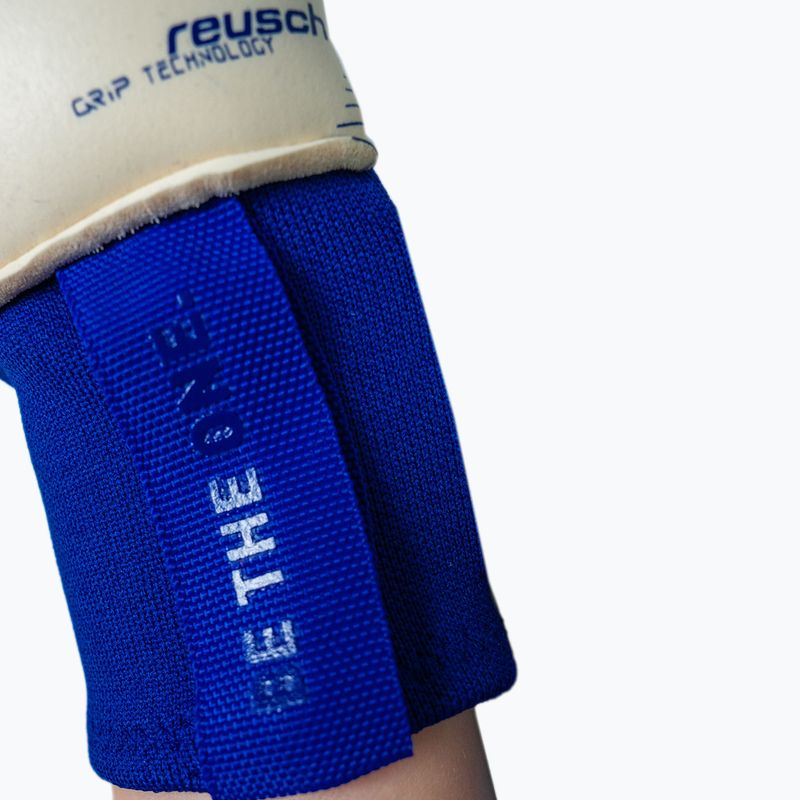 Brankářské rukavice Reusch Attrakt Gold X NC Gravity sharp blue/white/shocking orange 8