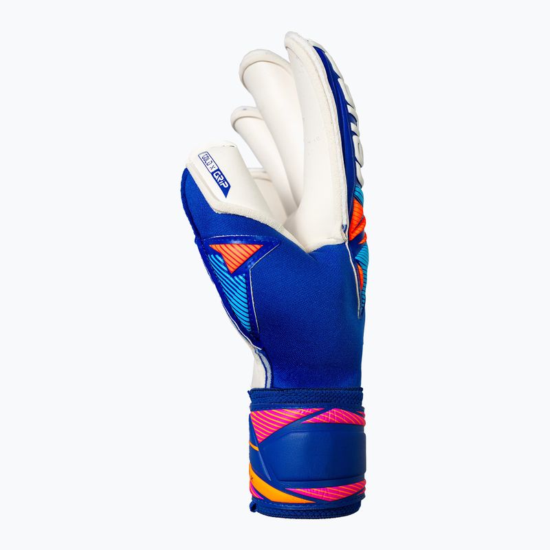 Brankářské rukavice Reusch Attrakt Gold X Roll Finger sharp blue/white/shocking orange 4