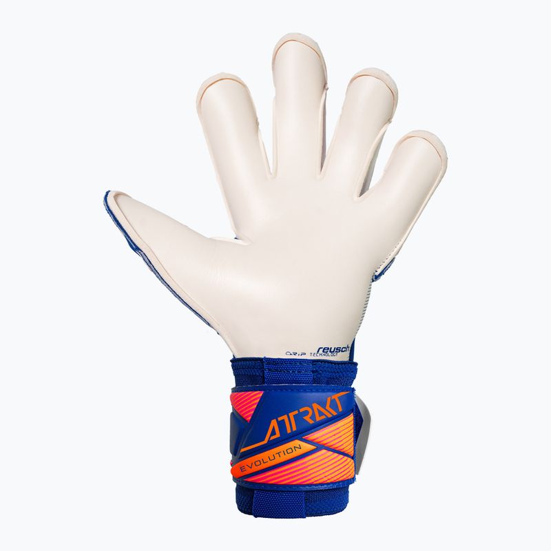 Brankářské rukavice Reusch Attrakt Gold X Evolution sharp blue/white/shocking orange 3