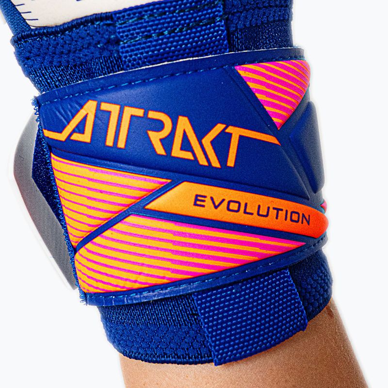 Brankářské rukavice Reusch Attrakt Gold X Evolution sharp blue/white/shocking orange 7
