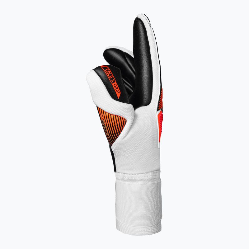 Brankářské rukavice Reusch Attrakt Freegel Gold X white/shocking orange/black 4