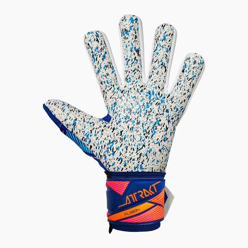 Brankářské rukavice Reusch Attrakt Fusion NC sharp blue/white/shocking orange 3