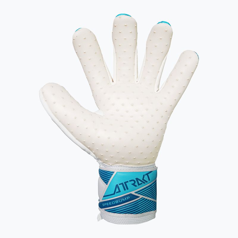 Brankářské rukavice Reusch Attrakt SpeedBump white/light blue 3