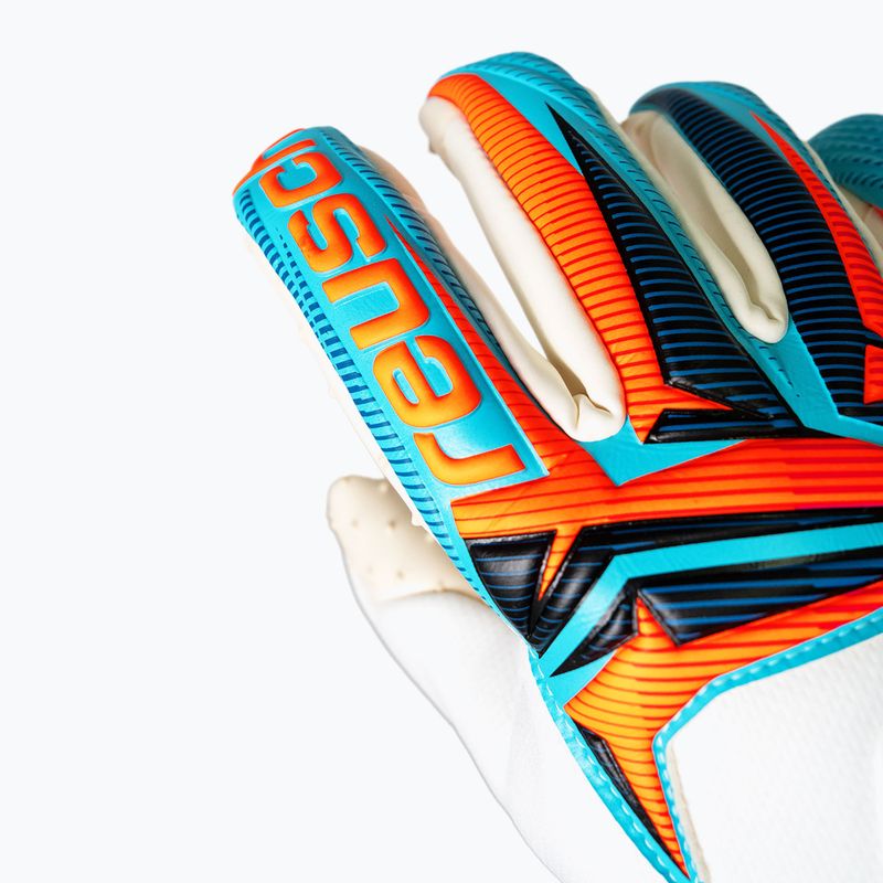 Brankářské rukavice Reusch Attrakt SpeedBump white/light blue 6