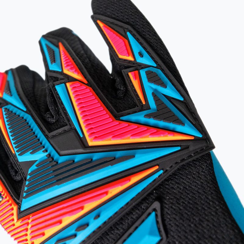 Brankářské rukavice Reusch Attrakt Freegel Aqua black/shocking orange/aqua blue 6