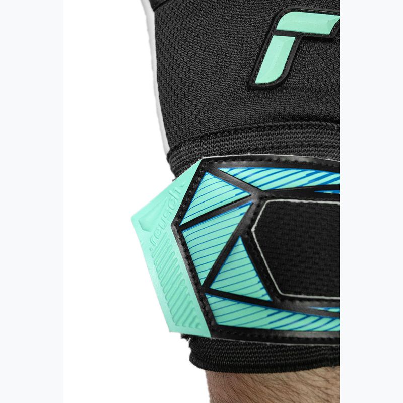 Brankářské rukavice Reusch Attrakt RE:GRIP NC black/ocean light 8