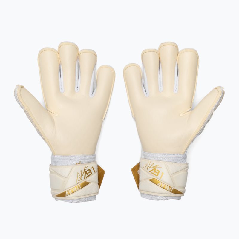 Brankářské rukavice Reusch Attrakt AB1 Duo white/gold 3