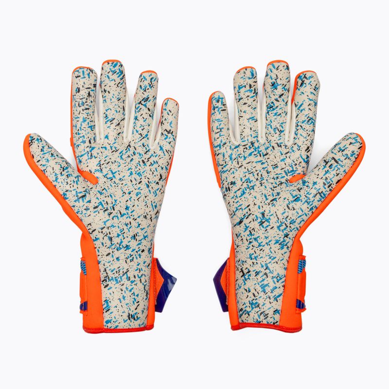 Brankářské rukavice Reusch Attrakt Freegel Fusion shocking orange/blue 3