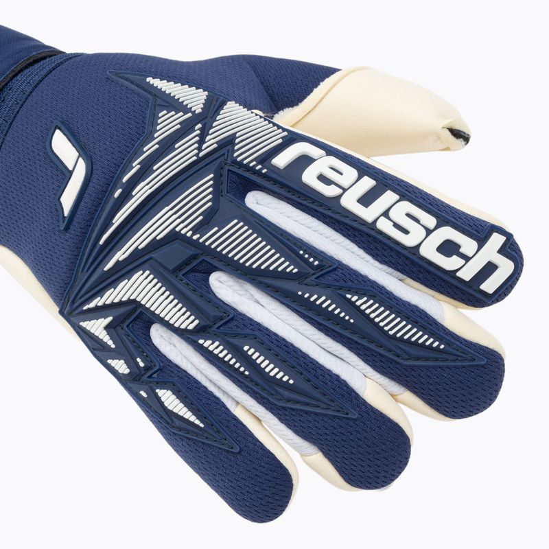 Brankářské rukavice Reusch Attrakt Freegel Gold X Finger Support Junior premium blue/white 4