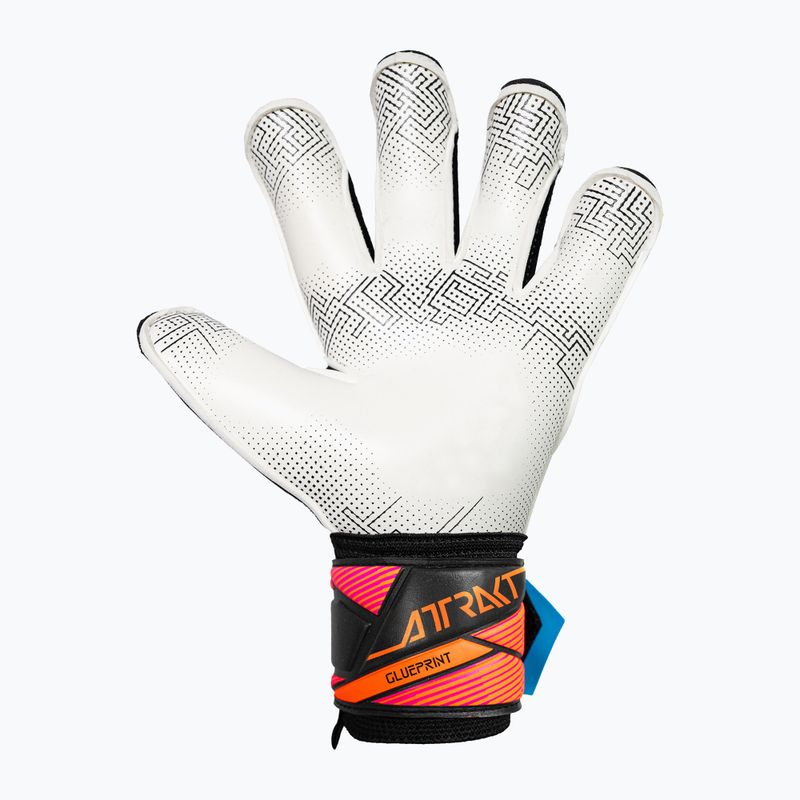 Brankářské rukavice Reusch Attrakt Advance Evolution Glueprint black/aqua blue/shocking orange 3