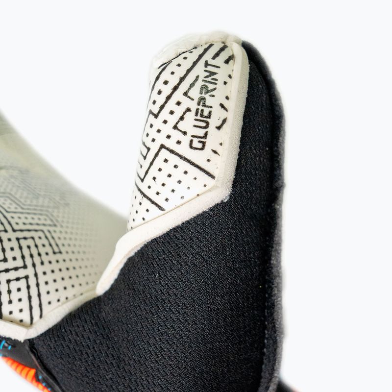 Brankářské rukavice Reusch Attrakt Advance Evolution Glueprint black/aqua blue/shocking orange 7