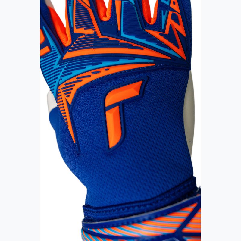 Brankářské rukavice Reusch Attrakt Freegel Advance sharp blue/shocking orange 6