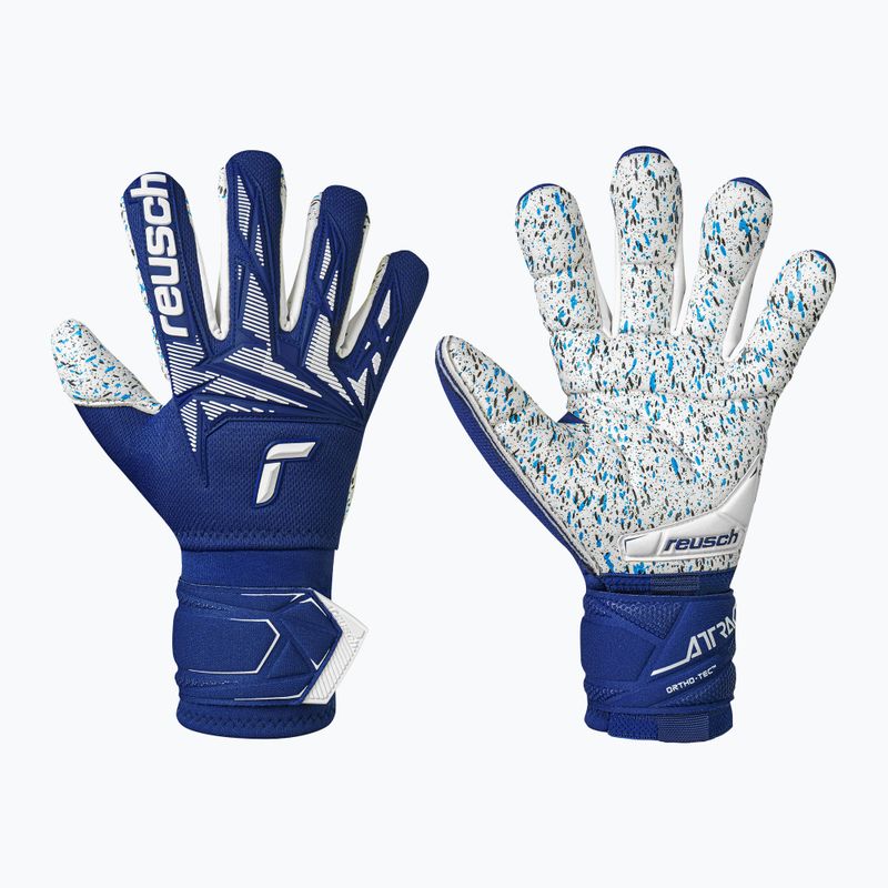 Brankářské rukavice Reusch Attrakt Freegel Fusion Ortho-Tec premium blue/white