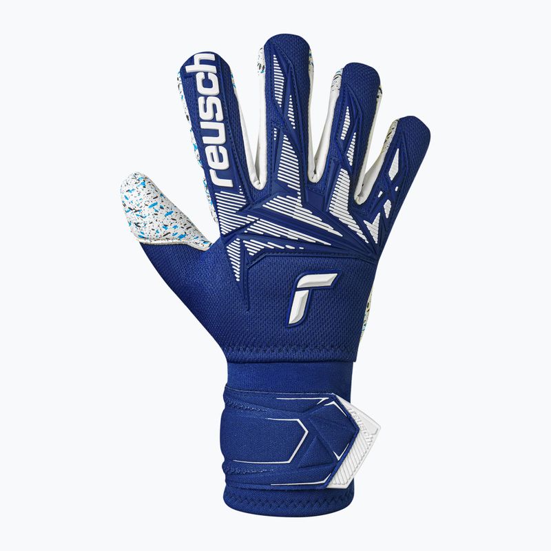 Brankářské rukavice Reusch Attrakt Freegel Fusion Ortho-Tec premium blue/white 2