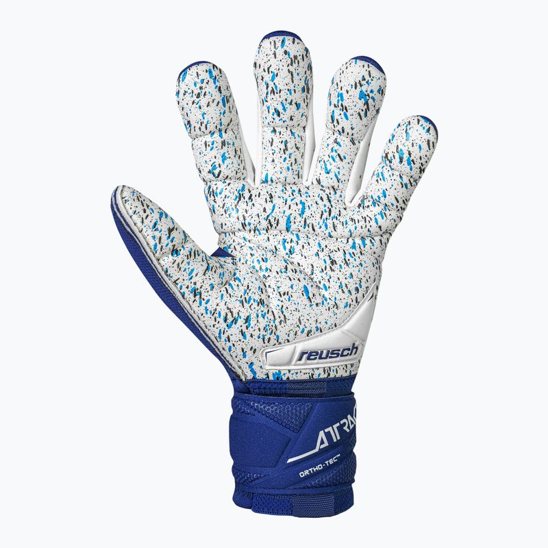 Brankářské rukavice Reusch Attrakt Freegel Fusion Ortho-Tec premium blue/white 3