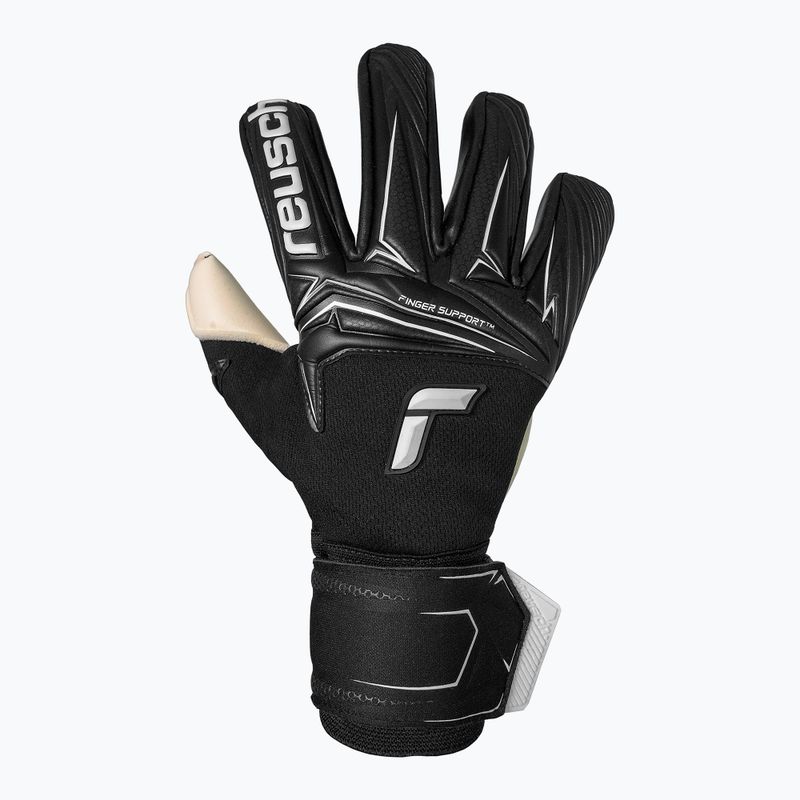 Brankářské rukavice Reusch Attrakt Gold X NC Finger Support black/white 2