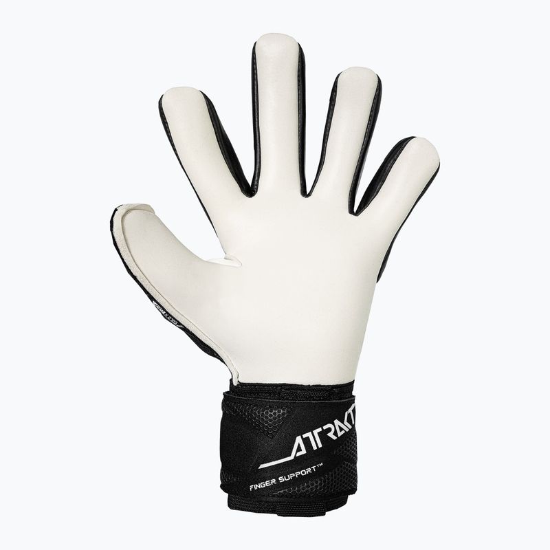 Brankářské rukavice Reusch Attrakt Gold X NC Finger Support black/white 3