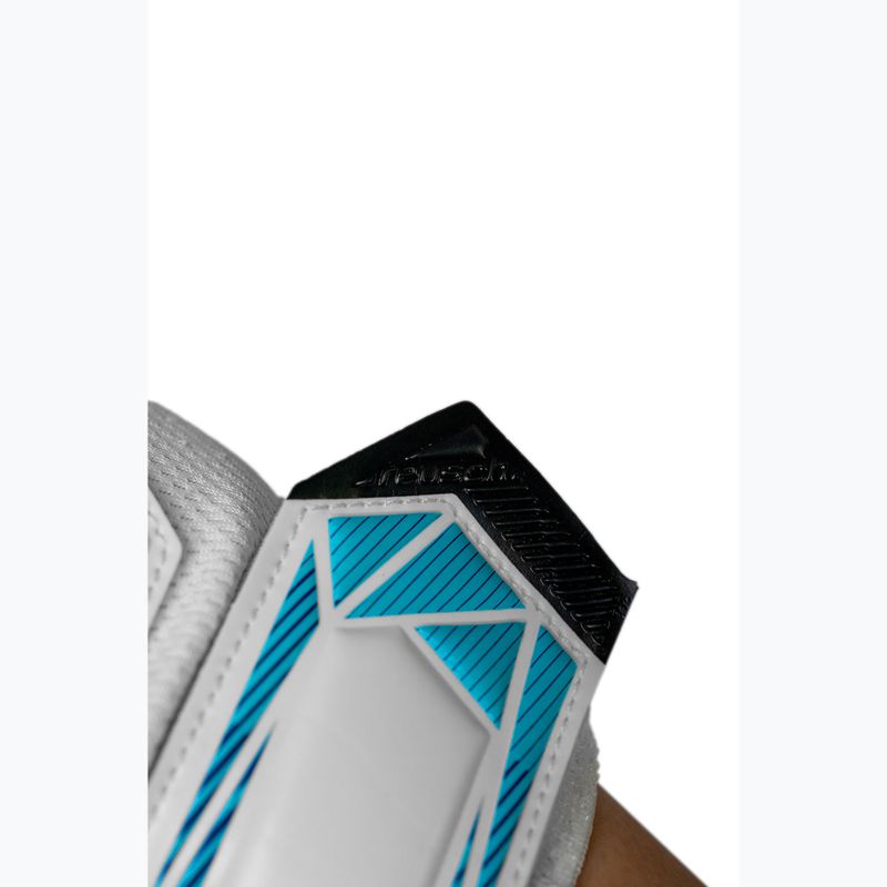 Dětské brankářské rukavice Reusch Attrakt Starter Solid Junior white/light blue 8