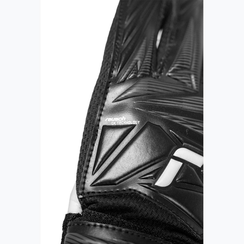 Dětské brankářské rukavice Reusch Attrakt Starter Solid Junior 5672514 black 7