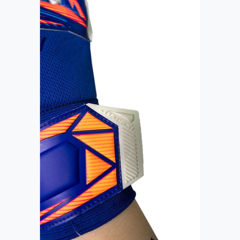 Brankářské rukavice Reusch Attrakt Advance sharp blue/white/shocking orange 8