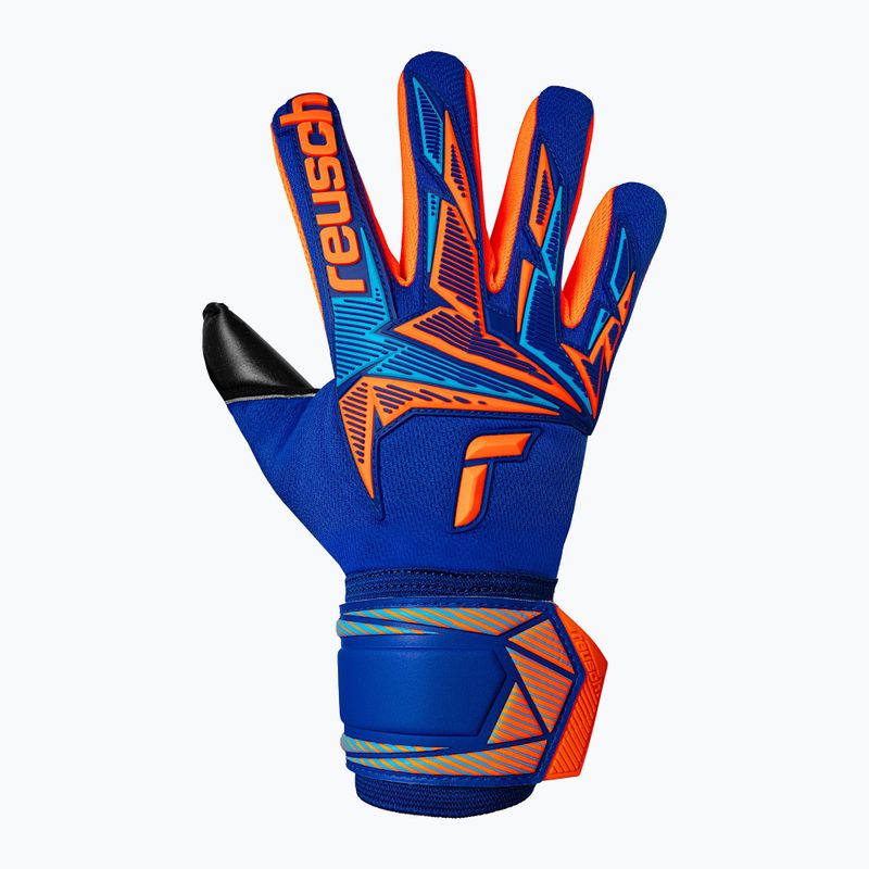 Brankářské rukavice Reusch Attrakt Freegel Duo NC sharp blue/shocking orange/black 2