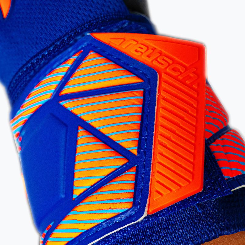 Brankářské rukavice Reusch Attrakt Freegel Duo NC sharp blue/shocking orange/black 7