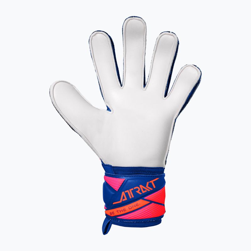 Brankářské rukavice Reusch Attrakt Solid sharp blue/white/shocking orange 3