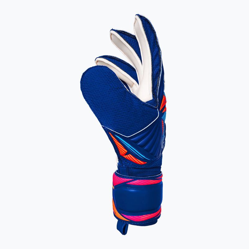 Brankářské rukavice Reusch Attrakt Solid sharp blue/white/shocking orange 4