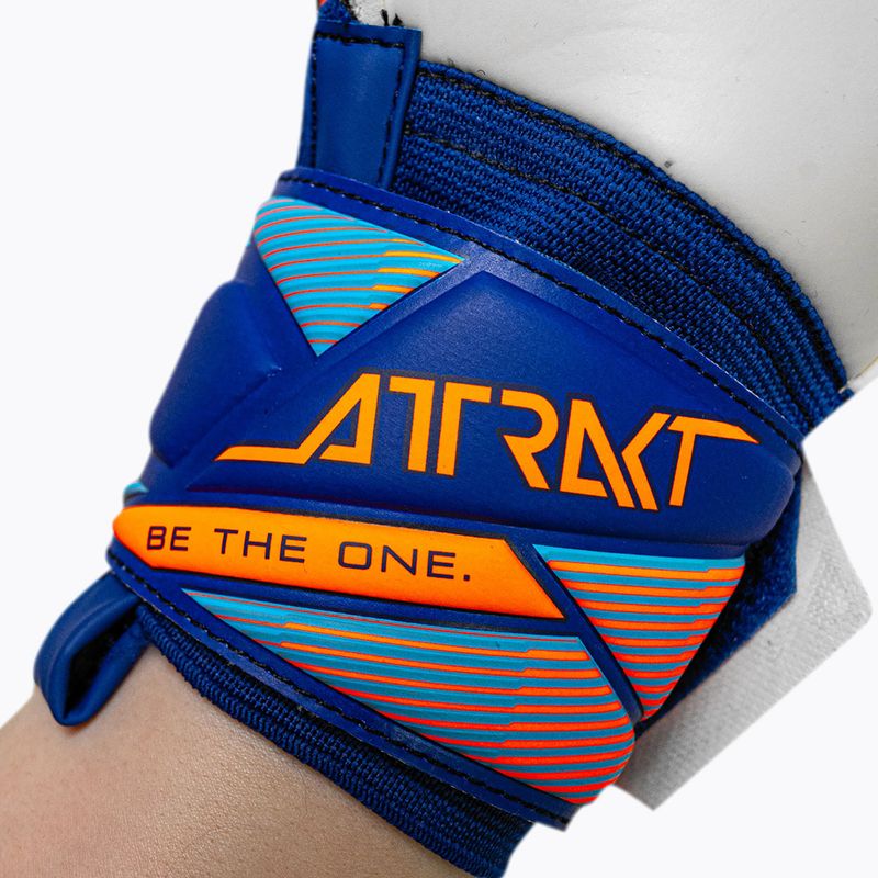 Brankářské rukavice Reusch Attrakt Solid sharp blue/shocking orange 8