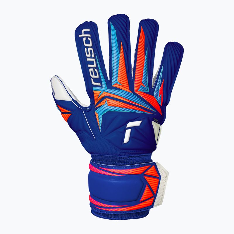 Dětské brankářské rukavice Reusch Attrakt Advance Junior sharp blue/white/shocking orange 2