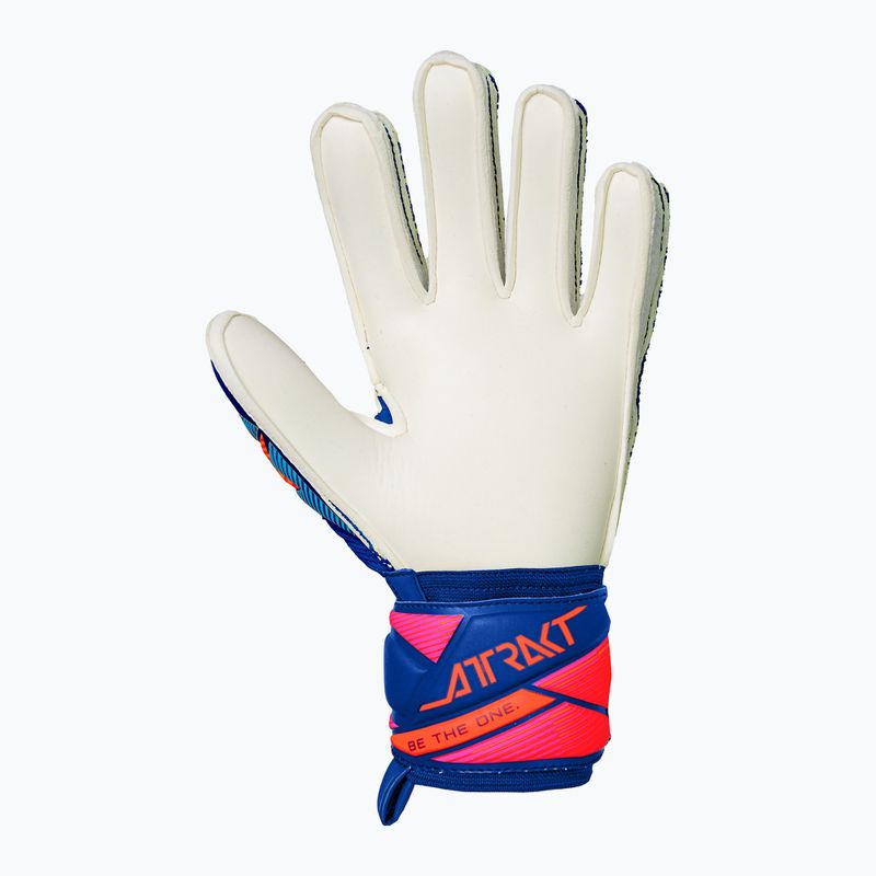 Dětské brankářské rukavice Reusch Attrakt Advance Junior sharp blue/white/shocking orange 3