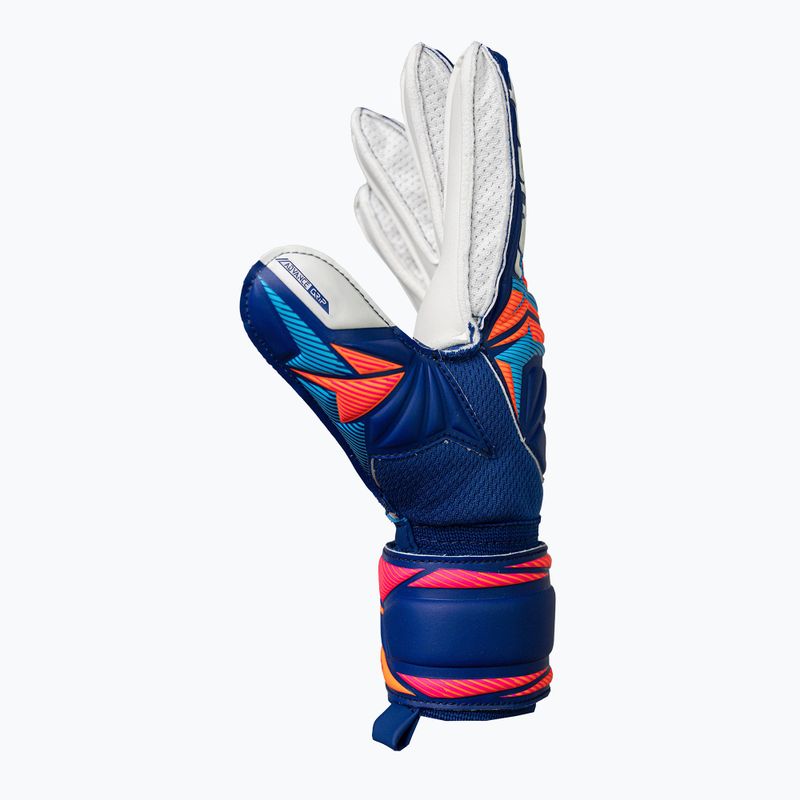 Dětské brankářské rukavice Reusch Attrakt Advance Junior sharp blue/white/shocking orange 4