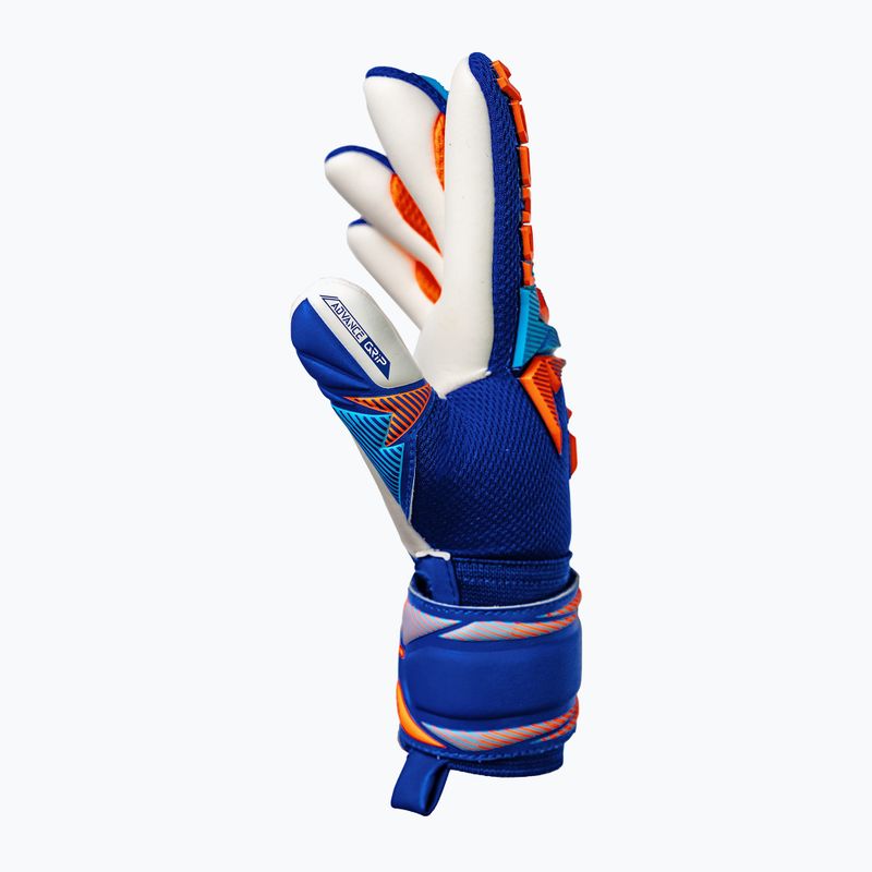 Dětské brankářské rukavice Reusch Attrakt Freegel Advance Junior sharp blue/shocking orange 4