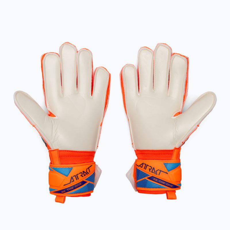 Brankářské rukavice Reusch Attrakt Solid shocking orange/blue 3