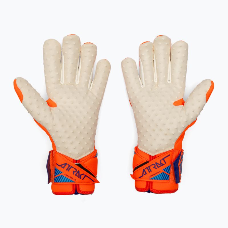 Brankářské rukavice Reusch Attrakt SpeedBump Guardian shocking orange/blue 3