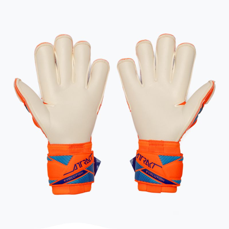 Brankářské rukavice Reusch Attrakt Gold X Evolution shocking orange/blue 3
