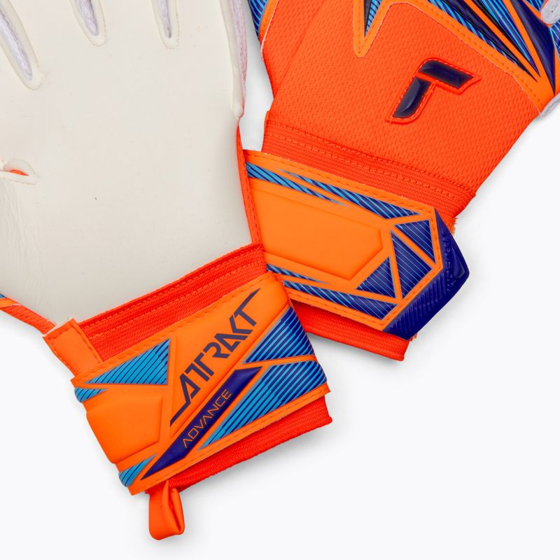 Brankářské rukavice Reusch Attrakt Advance shocking orange/blue 5