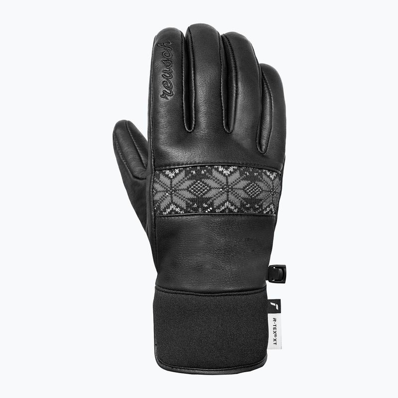 Dámské lyžařské rukavice Reusch Charlize R-Tex XT black/steel gray/silver 2
