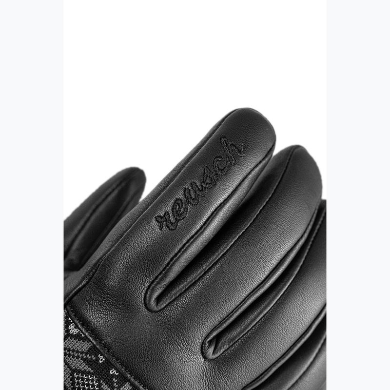 Dámské lyžařské rukavice Reusch Charlize R-Tex XT black/steel gray/silver 4