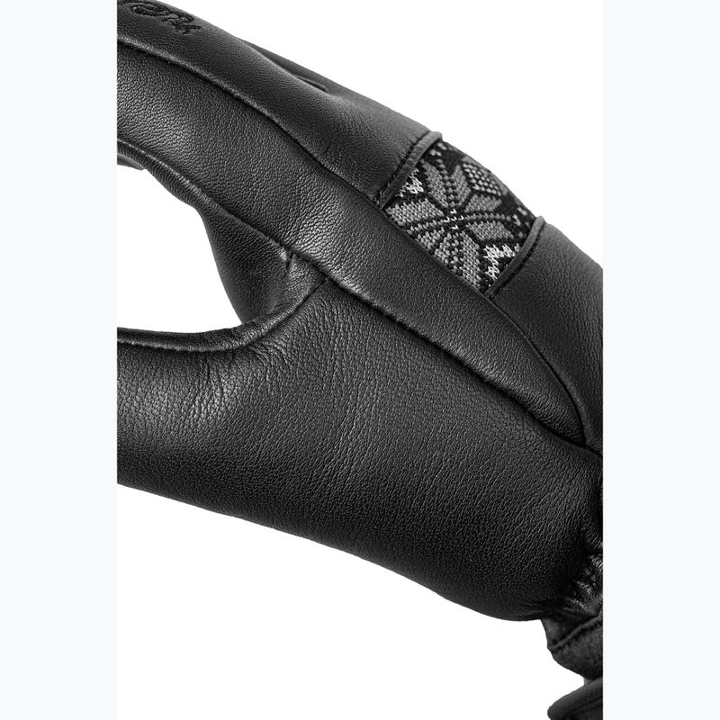 Dámské lyžařské rukavice Reusch Charlize R-Tex XT black/steel gray/silver 7