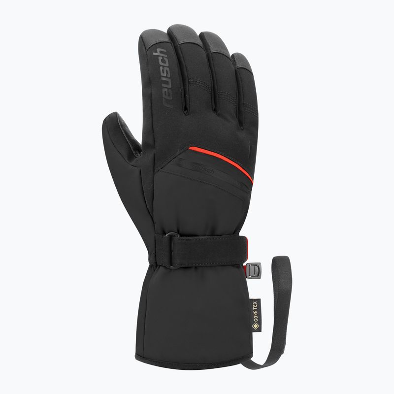 Lyžařské rukavice Reusch Morris GORE-TEX black/fire red 2