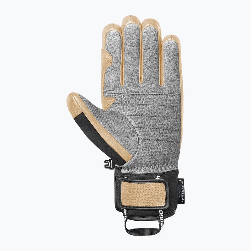 Lyžařské rukavice Reusch Alpine Heritage tan / black 3