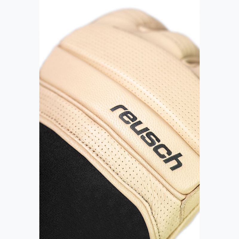 Lyžařské rukavice Reusch Alpine Heritage tan / black 4