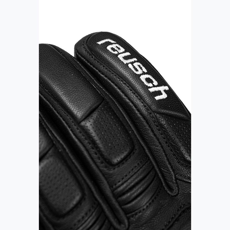 Lyžařské rukavice Reusch Profi SL black/dark granite/safety yellow 5