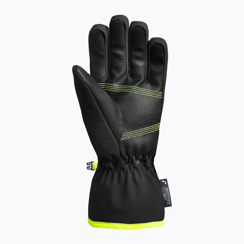 Dětské lyžařské rukavice Reusch Wonder R-TEX® XT Junior blck/bril blu/safety yell 3