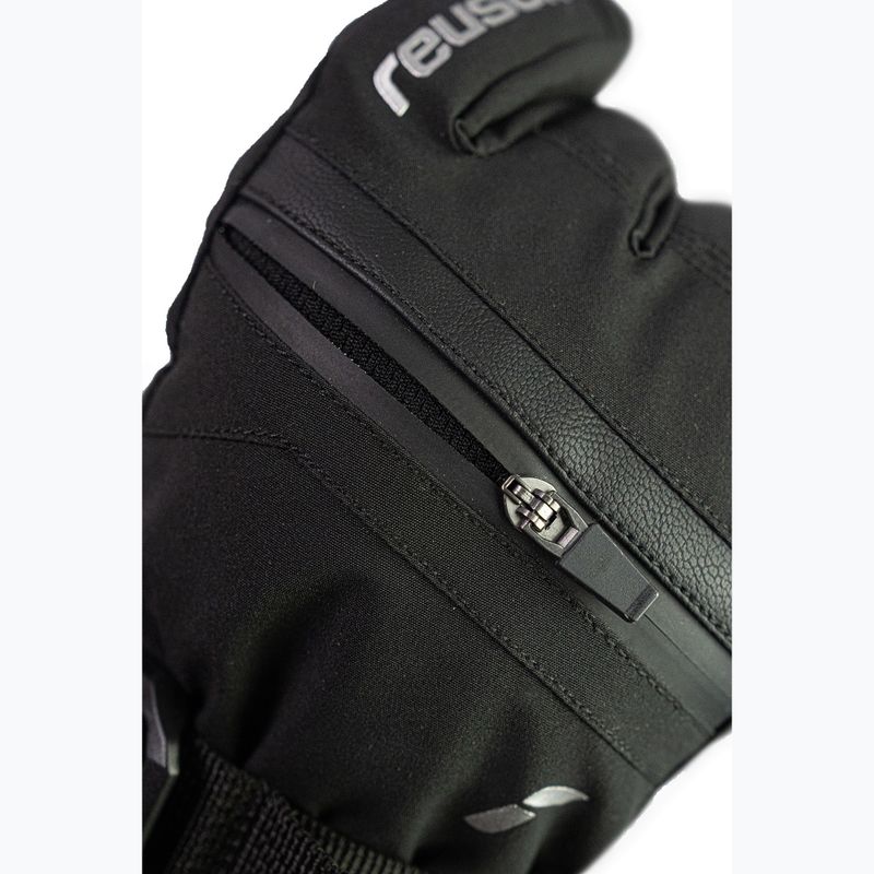 Dětské lyžařské rukavice Reusch Lan R-Tex XT black/silver 5