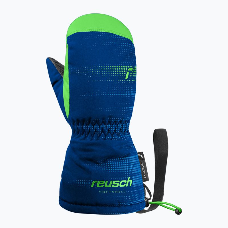 Dětské lyžařské rukavice Reusch Maxi R-Tex XT Mitten surf the web/green gecko 2