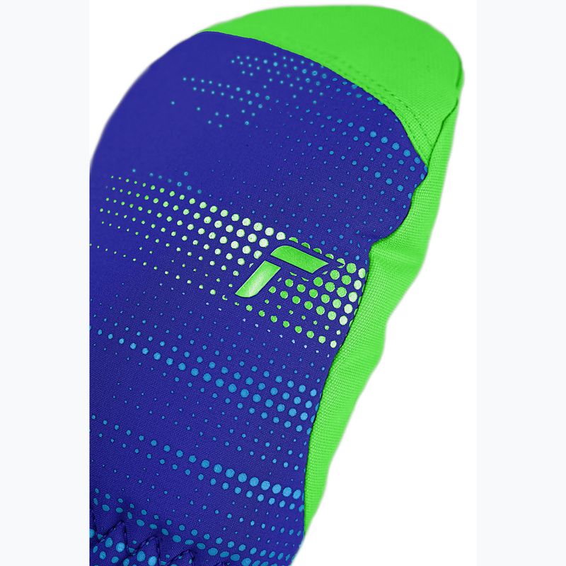 Dětské lyžařské rukavice Reusch Maxi R-Tex XT Mitten surf the web/green gecko 4