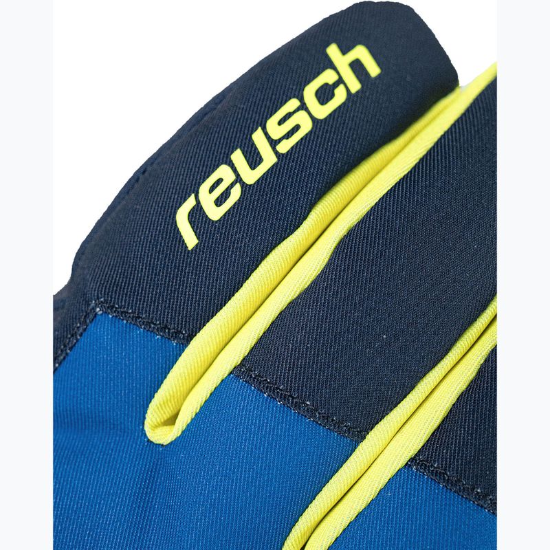 Dětské lyžařské rukavice Reusch Leo R-Tex XT black/imperial blue/safety yellow 4